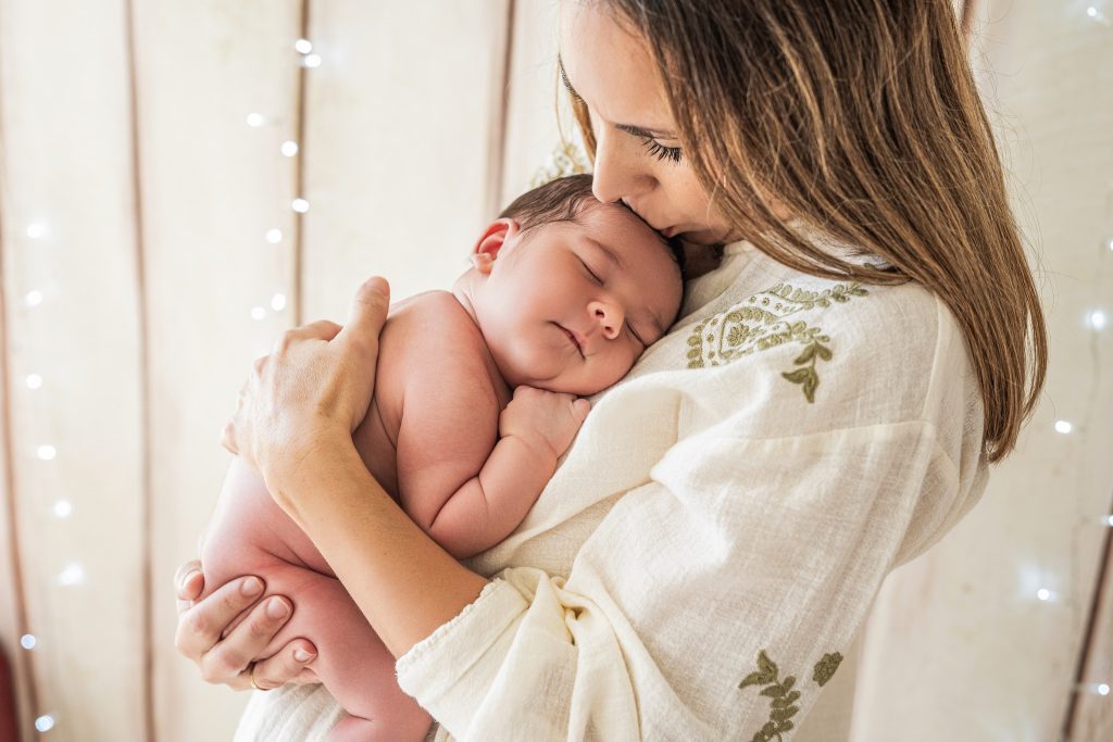 mama y bebe natural fotografía