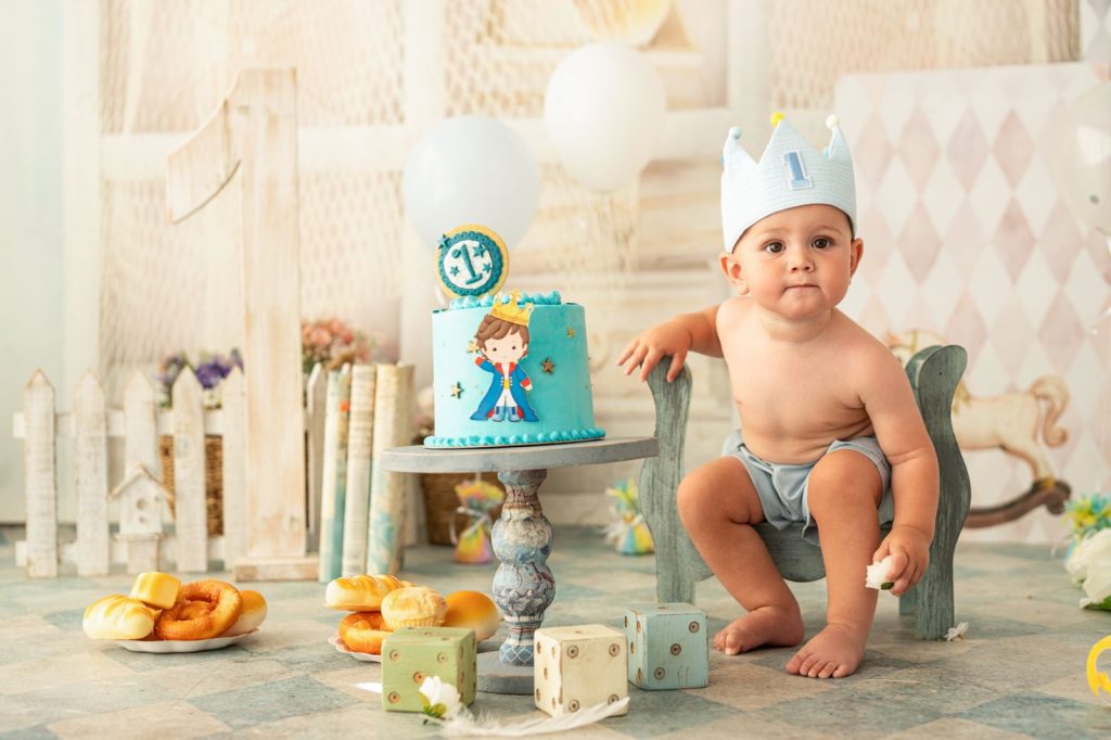 fotografia smash cake cumple principe